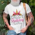 Daddy Of The Birthday Girl Father Unicorn Birthday Gift For Mens Old Men T-shirt Gifts for Old Men