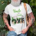 Uncle Of The Wild One | Zoos Happy Birthday Jungle Animal Old Men T-shirt Gifts for Old Men