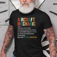 Aircraft Mechanic Definition Funny Noun Definition Gift Old Men T-shirt