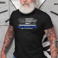 American Flag Best Poppa Ever 4Th Of July Fathers Day Gifts Old Men T-shirt