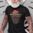 Basketball Grandpa Bball Lover Best Grandfather Ever Hooper Old Men T-shirt