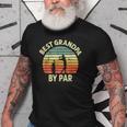 Best Grandpa By Par Golf Golfer Golfing Grandfather Design Gift For Mens Old Men T-shirt