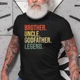 Brother Uncle Godfather Legend Fun Best Funny Uncle Gift For Mens Old Men T-shirt