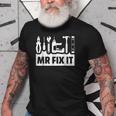 Dad Mr Fix It Funny Fathers Day For Father Of A Son Daddy Gift For Mens Old Men T-shirt