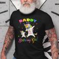 Daddy Of The Birthday Girl Dabbing Unicorn Princess And Dad Old Men T-shirt