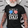 Fathers Day Gift | All American Patriot Usa Dad Old Men T-shirt