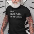 Funny Garage Car Guys Workshop Mechanic Old Men T-shirt