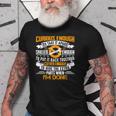 Funny Mechanic Curious Skilled Clever Engineer Gift For Mens Old Men T-shirt