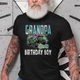 Grandpa Of The Birthday Boy Monster Truck Birthday Boy Old Men T-shirt