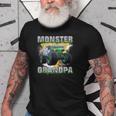 Grandpa Of The Birthday Boy Monster Truck Birthday Gift For Mens Old Men T-shirt
