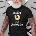 Grandpa Of The Birthday Girl Donut Theme Quote Grandfather Old Men T-shirt