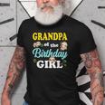 Grandpa Of The Birthday Girl Sloth Girl Old Men T-shirt