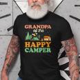 Grandpa Of The Happy Camper Men 1St Bday Camping Trip Old Men T-shirt