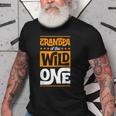 Grandpa Of The Wild One Funny Grandfather Gift Idea White Gift For Mens Old Men T-shirt