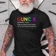 Guncle Rainbow Uncle Lgbt Gay Pride Gifts Old Men T-shirt