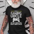 I Am A Gaming Uncle Funny Video Gamer Gift Video Game Gift For Mens Old Men T-shirt