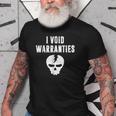 I Void Warranties Funny Mechanic Techie Old Men T-shirt