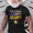 Im A Proud Army Grampy Military Pride American Flag Old Men T-shirt