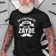 Jewish Grandpa Gift My Favorite People Call Me Zayde Gift For Mens Old Men T-shirt