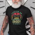 Leveled Up To Daddy 2023 Promoted To Dad Level Unlocked Old Men T-shirt