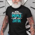 My Favorite People Call Me Zayde Jewish Grandpa Granddad Old Men T-shirt