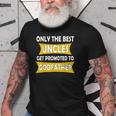 Only The Best Uncles Get Promoted To Godfather Gift For Mens Old Men T-shirt