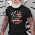 Patriotic American Flag To Thank A Grandpa Old Men T-shirt