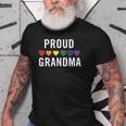 Proud Grandma Lgbtq Gay Pride Rainbow Grandparent Old Men T-shirt
