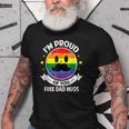 Proud Of You Free Dad Hugs Funny Gay Pride Ally Lgbt Gift For Mens Old Men T-shirt