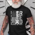 Red Remember Everyone Deployed Friday Us Military Veterans Old Men T-shirt