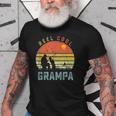 Reel Cool Grampa Fathers Day Gift For Fishing Dad Old Men T-shirt