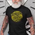 Softball Dad Coach Player Father Daddy Fathers Day Gift Gift For Mens Old Men T-shirt Graphic Print Casual Unisex Tee
