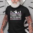 Thank You Veterans Day Military Vets Patriotic Salute Old Men T-shirt