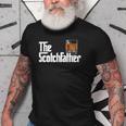 The Scotchfather Scotch Father Dad Fathers Day Drinking Gift For Mens Old Men T-shirt