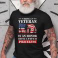 Veteran Papa Military Dad Army Fathers Day Gift Gift For Mens Old Men T-shirt