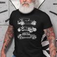 Vintage Cars Car Retro Automobiles Mechanic Old Men T-shirt