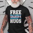 Vintage Free Grandpa Hugs Transgender Heart Lgbt Pride Month Old Men T-shirt