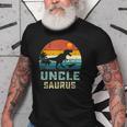 Vintage Unclesaurus Fathers DayRex Uncle Saurus Men Dad Old Men T-shirt