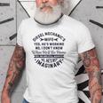 Diesel Mechanics Wife Mechanic Funny Anniversary Gift Women Old Men T-shirt