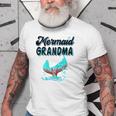Mermaid Grandma Party Outfit Dad Mama Girl Mermaid Mom Gift For Womens Old Men T-shirt