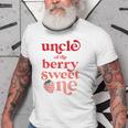Uncle Of The Berry Sweet One Strawberry First Birthday 1St Gift For Mens Old Men T-shirt