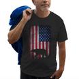 American Bear Hunter Patriotic For Dad Fathers Day Gift For Mens Old Men T-shirt