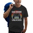 Dad Mode Unlocked Game R Player Father Mother Family Love Gift For Mens Old Men T-shirt