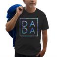 Fathers Day For New Dad Dada Him Papa Funny Tie Dye Dada Old Men T-shirt