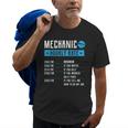 Mechanic Hourly Rate Funny Labor Rate For Mechanic Old Men T-shirt