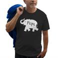Papa Africa Elephant Father Matching For Dad Gift For Mens Old Men T-shirt