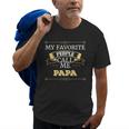 Papa Grandpa Gift My Favorite People Call Me Papa Old Men T-shirt
