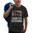 Thank You Military Veterans Veterans Day Old Men T-shirt