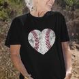 Baseball Heart Cute Mom Dad Men Women Softball Old Women T-shirt Gifts for Her