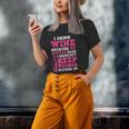 I Drink Wine Because My Doctor Said Winemaker Old Women T-shirt Gifts for Her